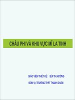 Bài 5. Châu Phi và khu vực Mĩ Latinh (Thế kỉ XIX - đầu thế kỉ XX)