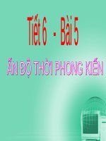 Bài 5. Ấn Độ thời phong kiến