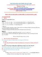 Phan 9 xet su dong bien    nghich bien cua ham so bang casio 