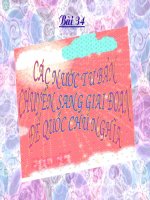 Bài 34. Các nước tư sản chuyển sang giai đoạn đế quốc chủ nghĩa