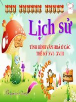 Bài 24. Tình hình văn hóa ở các thế kỷ XVI-XVIII