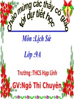 Bài 1. Liên Xô và các nước Đông Âu từ năm 1945 đến giữa những năm 70 của thế kỉ XX