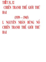 Bài 21. Chiến tranh thế giới thứ hai (1939 - 1945)