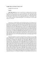 Nghệ thuật sắp đặt ở việt nam 