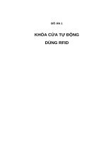 KHÓA cửa tự ĐỘNG (có mạch nguyên lý)