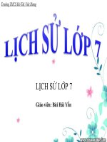 Bài 2. Sự suy vong của chế độ phong kiến và sự hình thành chủ nghĩa tư bản ở châu Âu