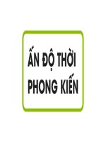 Bài 5. Ấn Độ thời phong kiến
