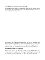 Phương pháp cảm nhận một tác phẩm nghệ thuật 