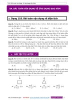 File c  8a  TOÁN THỰC tế   ỨNG DỤNG đạo hàm 