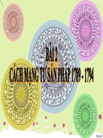 Bài 2. Cách mạng tư sản Pháp cuối thế kỉ XVIII