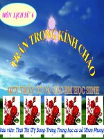 Bài 11. Những chuyển biến về xã hội