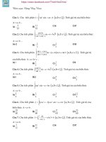 Nguyên hàm tích phân hạn chế casio1 