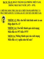 Bài 30. Hoàn thành giải phóng miền Nam, thống nhất đất nước (1973 - 1975)