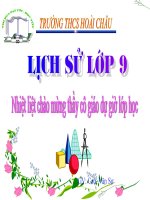 Bài 13. Tổng kết lịch sử thế giới từ sau năm 1945 đến nay