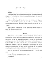 Phân tích cơ hội marketing đối với kinh doanh bất động sản ở việt nam hiện nay 