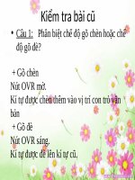 Bài thực hành 6. Em tập chỉnh sửa văn bản