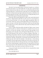 Quản trị chiến lược  Lập ma trận IE và đề xuất chiến lược cho công ty Cổ phần chế biến thực phẩm xuất khẩu Đại Thắng”