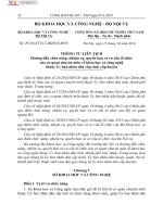 Tài liệu ôn thi công chức ngành  khoa học công nghệ29 2014 TTLT BKHCN BNV 