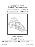 TF1010013S manual transmission and drive train 2001 