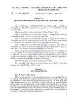 Tài liệu ôn thi công chức ngành công thương TT13 2014 BCT 