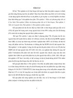 Nghiên cứu sản xuất và thương mại hóa sản phẩm phân bón sinh học từ bùn thải hầm biogas (tt) 