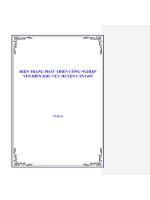 TÌNH HÌNH PHÁT TRIỂN CÔNG NGHIỆP KHU VỰC VEN BIỂN THÀNH PHỐ HỒ CHÍ MINH