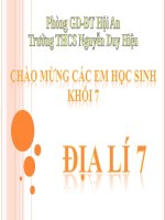 Bài 8. Các hình thức canh tác trong nông nghiệp ở đới nóng