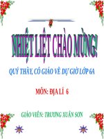 Bài 11. Thực hành: Sự phân bố các lục địa và đại dương trên bề mặt Trái Đất