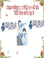 Tiết 10. NL: Giới thiệu về dịch giọng. TĐN: Giọng pha trưởng - TĐN số 3