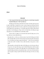 Thực trạng tình hình kinh doanh bất động sản và marketing trong kinh doanh bất động sản ở việt nam hiện nay