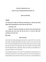 Phân tích mô hình marketing giữa sữa tươi dutch lady của friesland campina việt nam và TH true milk