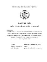 “Nghiên cứu  lý thuyết về phương thức và nguyên tắc tuyển dụng công chức để phân tích thực trạng tuyển dụng công chức thuộc Cục Hải Quan Hải Phòng giai đoạn 20092013. Xây dựng kế hoạch tuyển dụng lực lượng công chức Cục Hải Quan Hải Phòng giai đoan 201520