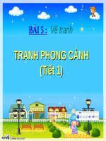 Bài 4. Đề tài Tranh phong cảnh