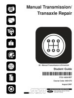 36S12T0 manual transmission and drive line 2007 