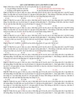 KIỂM TRA QUY LUẬT PHÂN LI