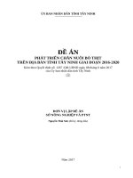 Phát triển chăn nuôi bò thịt trên địa bàn tỉnh Tây Ninh giai đoạn 20162020