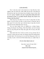 Nghiên cứu một số giải pháp nhằm phát triển tà nguyên lâm sản ngoài gỗ ở 2 xã bình thanh   thung nai, huyện cao phong, tỉnh hòa bình 