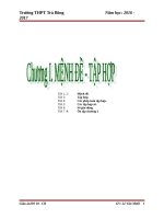 GIÁO án đại sổ 10 cơ bản