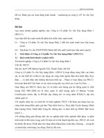 Đánh giá các hoạt động kinh doanh – marketing tại công ty CP tư vấn xây dựng 