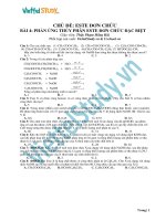 bài tập thủy phân este đơn chức đặc biệt