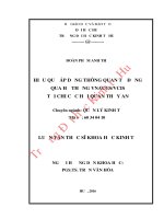 Hiệu quả áp dụng thông quan tự động qua hệ thống VNACCS VCIS tại chi cục hải quan thuỷ an 