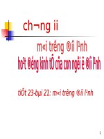 Bài 21. Môi trường đới lạnh