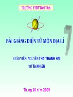 Bài 18. Thực hành: Nhận biết đặt điểm môi trường đới ôn hòa