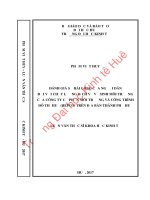 Đánh giá sự hài lòng của người dân đối với chất lượng dịch vụ vệ sinh môi trường của công ty cổ phần môi trường và công trình đô thị huế (hepco) trên địa bàn thành phố huế 