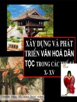 Bài 31. Xây dựng và phát triển văn hoá dân tộc (Từ thế kỉ X đến đầu thế kỉ XV)