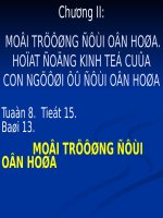 Bài 13. Môi trường đới ôn hòa