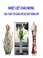 Bài 5. Tạo dáng và trang trí lọ hoa