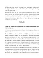 Thực trạng tình hình kinh doanh bất động sản và marketing trong bất động sản ở việt nam hiện nay 