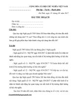 Bài thu hoạch nghị quyết TW5 Khoá XII