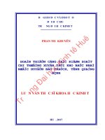 Hoàn thiện công tác kiểm soát chi thường xuyên tại kho bạc nhà nước huyện bố trạch, tỉnh quảng bình 